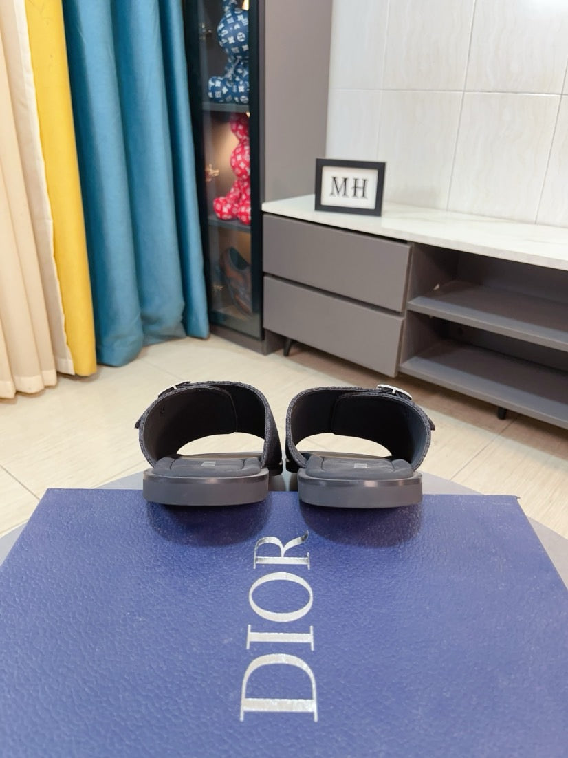 Dior Aqua Suede Sandals – Spring/Summer Collection
