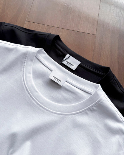 Burberry Embroidered Mercerized Cotton T-Shirt