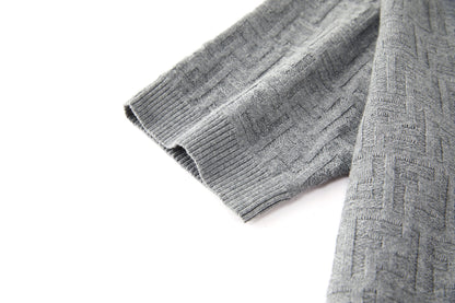 Fendi Double FF Jacquard Knit Polo Shirt