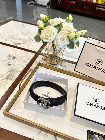 Chanel Fashion Versatile Leather Belt – 3.0cm