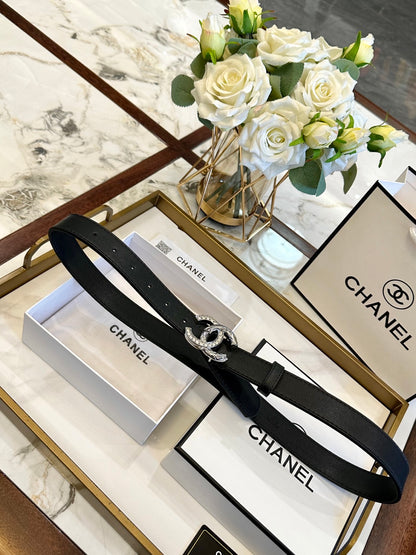 Chanel Fashion Versatile Leather Belt – 3.0cm