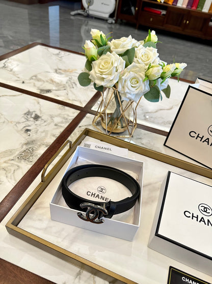 Chanel Fashion Versatile Leather Belt – 3.0cm