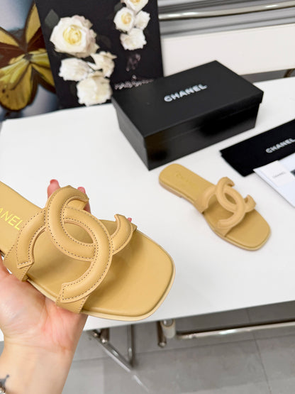 Chanel Double C Stitched Flat Sandals – 26S Collection