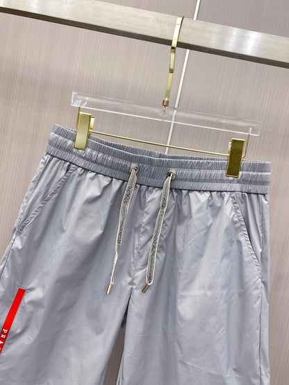 Prada Quick-Dry Drawstring Beach Shorts – 2026SS