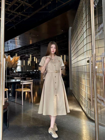 Celine Triomphe Embroidery Double Pocket Dress – Spring/Summer Collection