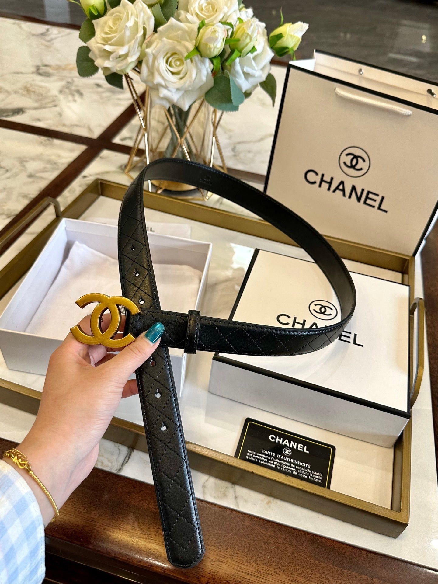 Chanel Classic Fashion Belt – 3.0cm
