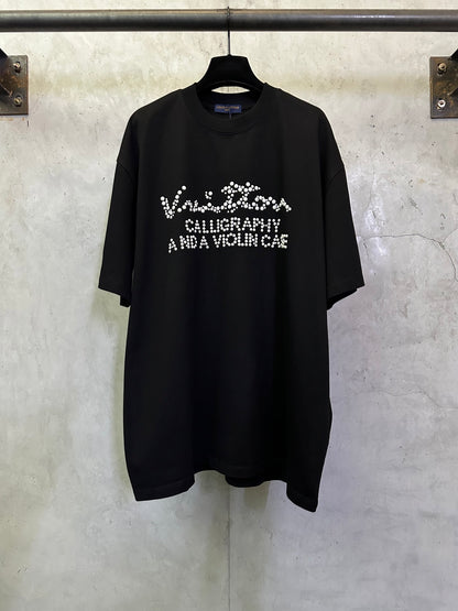 Louis Vuitton Pearl Logo Crewneck T-Shirt – 25SS