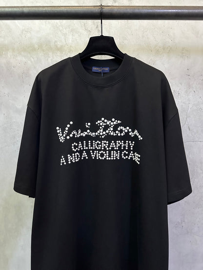 Louis Vuitton Pearl Logo Crewneck T-Shirt – 25SS