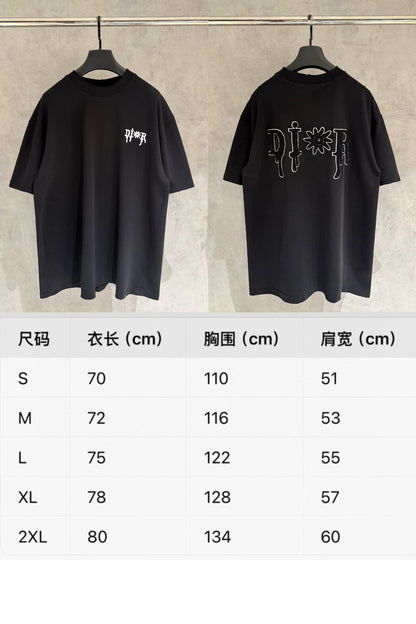 Dior Patchwork Embroidered Heavyweight T-Shirt