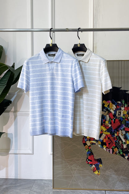 Loro Piana Mercerized Cotton Polo Shirt – Spring/Summer Collection – 2026SS