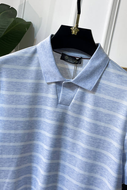 Loro Piana Mercerized Cotton Polo Shirt – Spring/Summer Collection – 2026SS