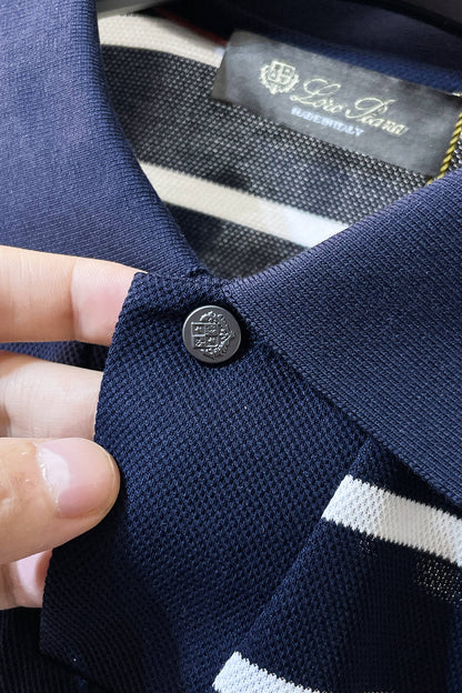 Loro Piana Mercerized Cotton Polo Shirt – Spring/Summer Collection – 2026SS