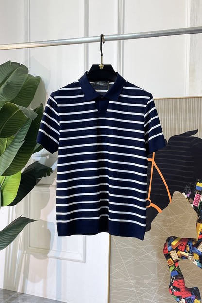 Loro Piana Mercerized Cotton Polo Shirt – Spring/Summer Collection – 2026SS