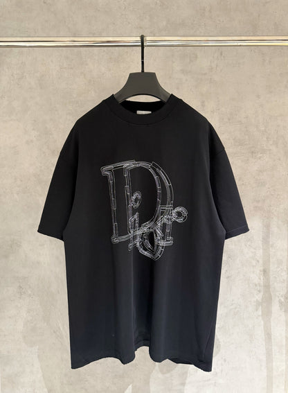 Dior Patchwork Embroidered T-Shirt – 2025 Collection