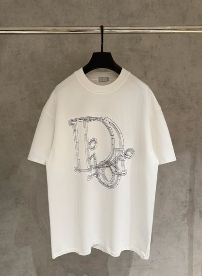 Dior Patchwork Embroidered T-Shirt – 2025 Collection