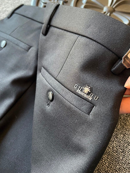 Dior Textured Cotton Casual Trousers