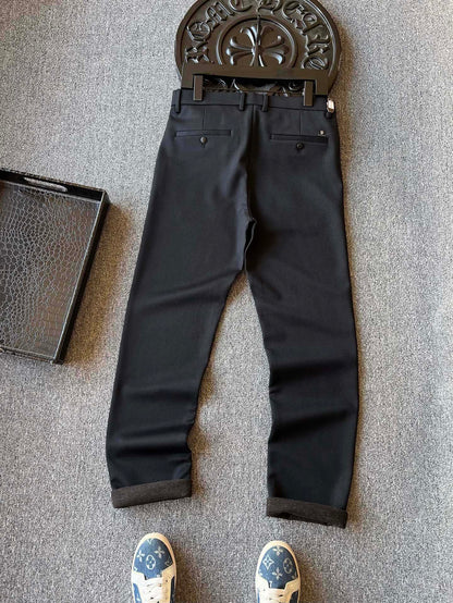 Dior Textured Cotton Casual Trousers