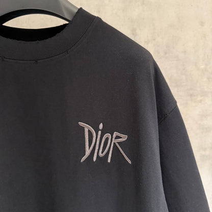Dior Patch Embroidery Heavyweight T-Shirt