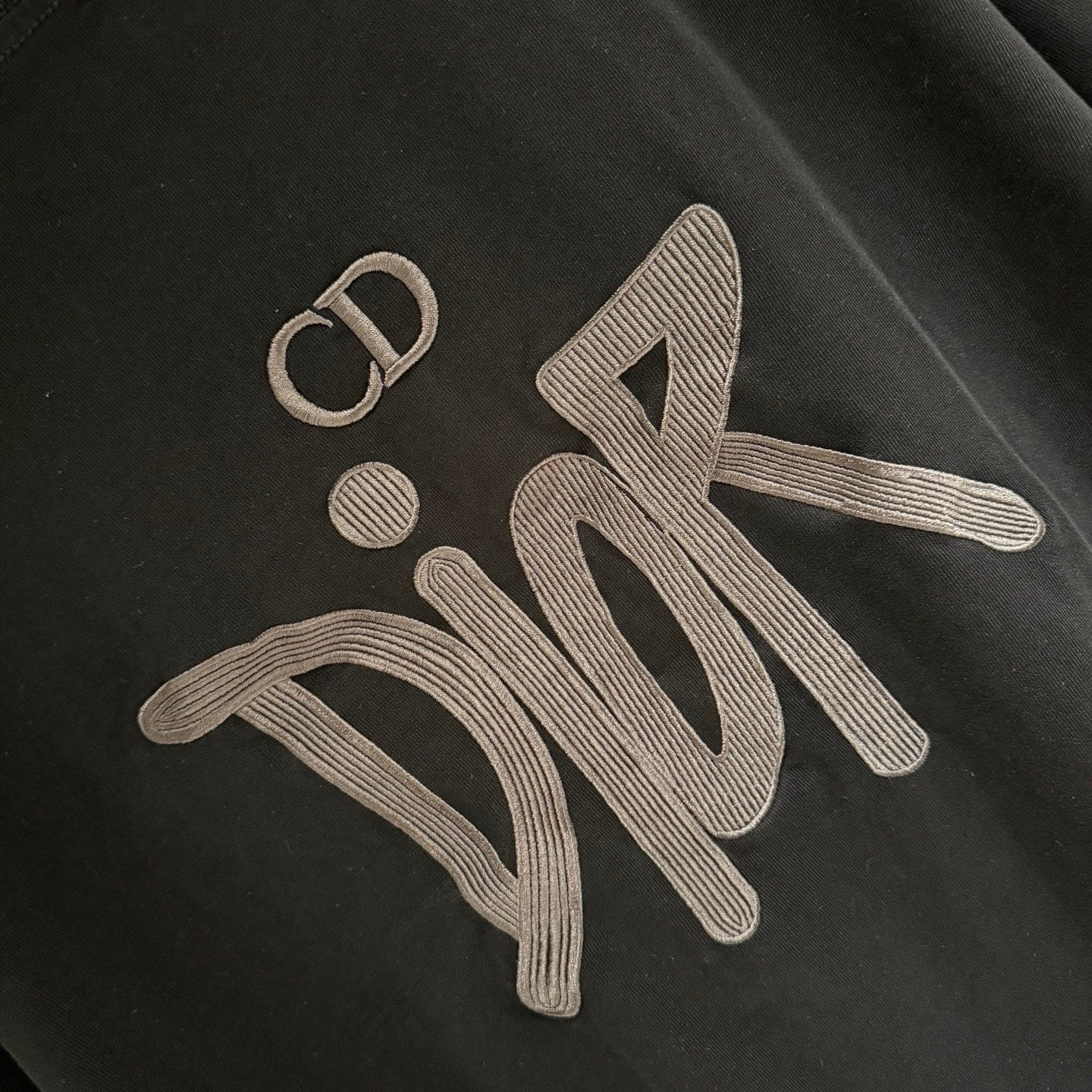 Dior Patch Embroidery Heavyweight T-Shirt