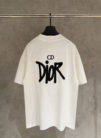 Dior Patch Embroidery Heavyweight T-Shirt