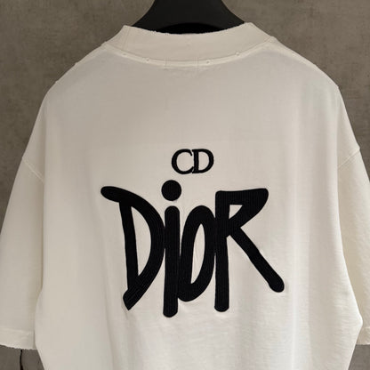 Dior Patch Embroidery Heavyweight T-Shirt