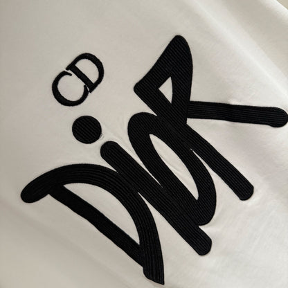 Dior Patch Embroidery Heavyweight T-Shirt