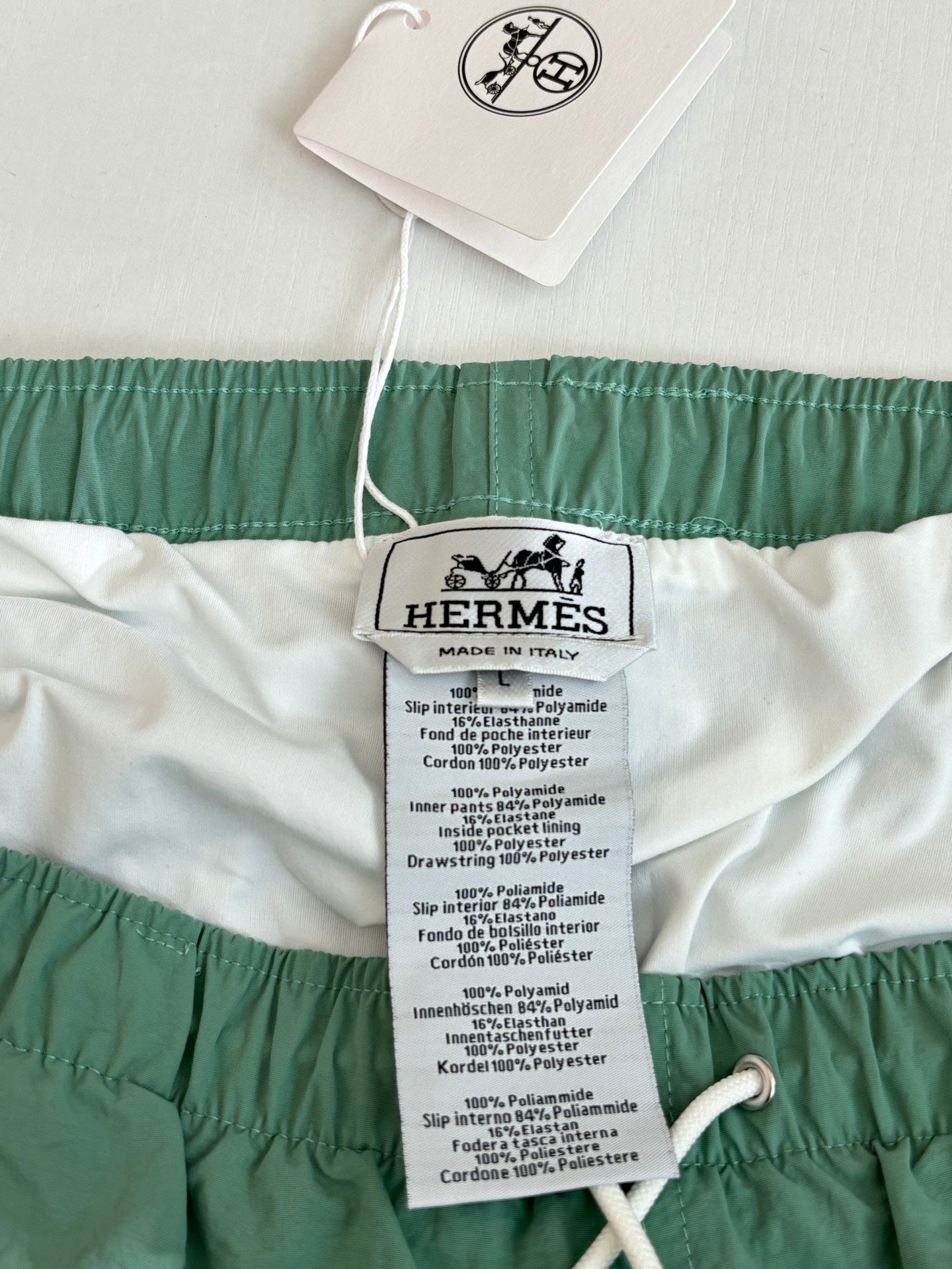 Hermès Embroidered Quick-Dry Beach Shorts