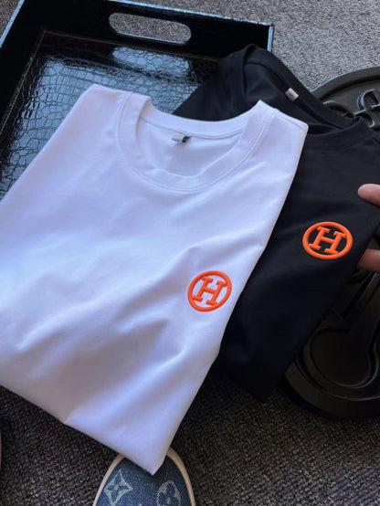Hermès Mulberry Silk 3D H Logo T-Shirt – 2025 Spring/Summer Collection