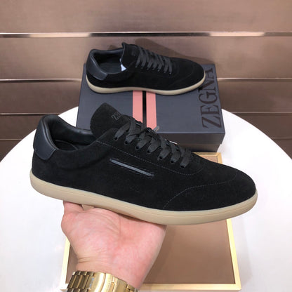 Zegna 232 Suede Sneakers
