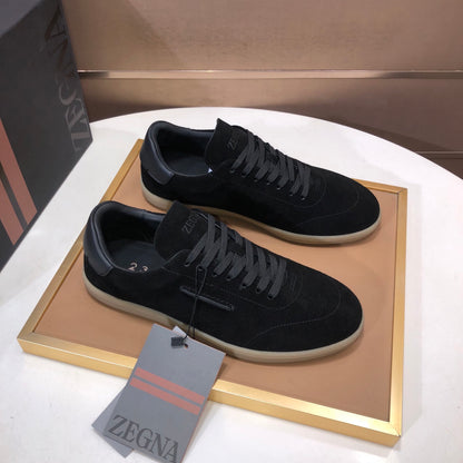 Zegna 232 Suede Sneakers