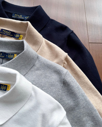 Ralph Lauren Short-Sleeve Knit Polo Shirt – Summer Collection