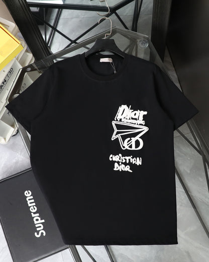 Dior Paper Plane Graffiti T-Shirt – 2026 Early Spring Collection