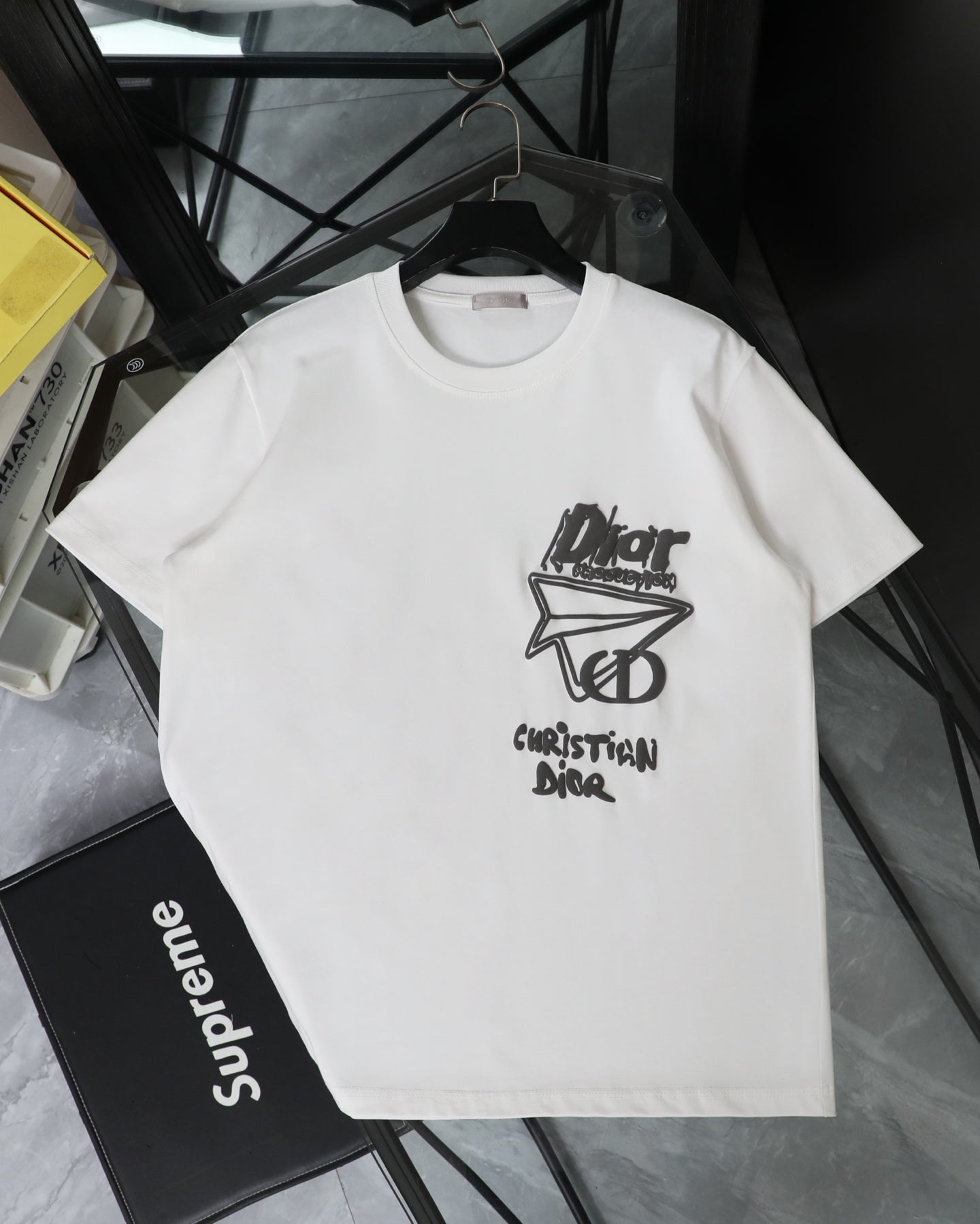 Dior Paper Plane Graffiti T-Shirt – 2026 Early Spring Collection