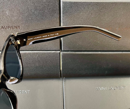 Saint Laurent YSL Gold Logo Acetate Sunglasses