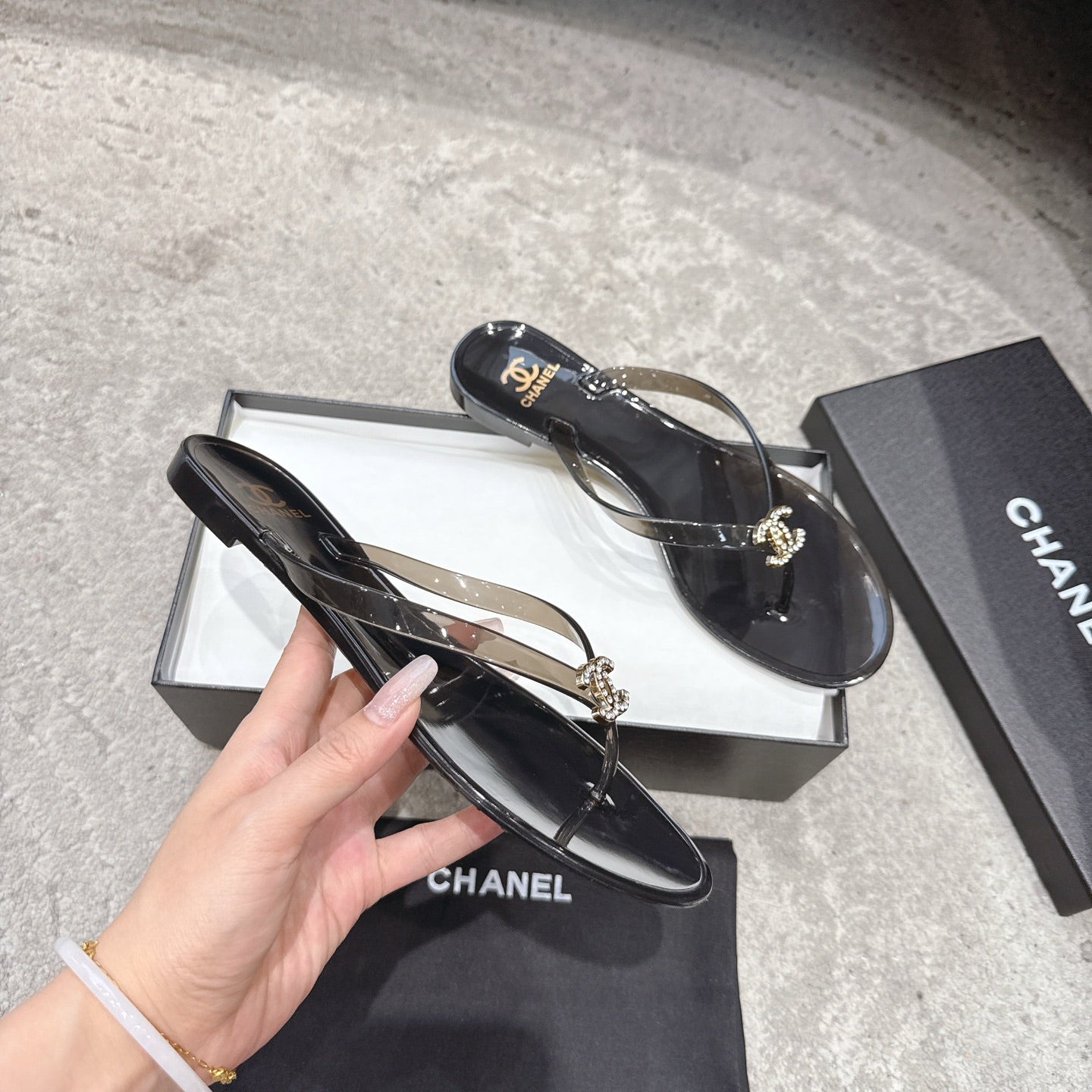 Chanel Double C Thong Sandals – 26P Collection