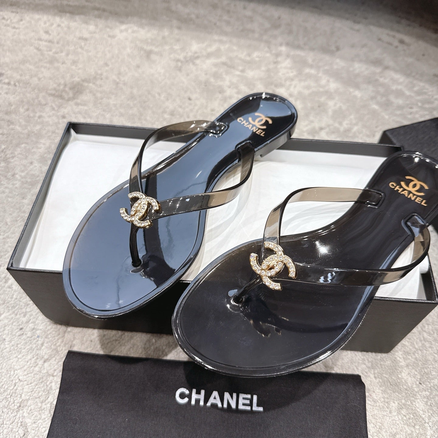 Chanel Double C Thong Sandals – 26P Collection