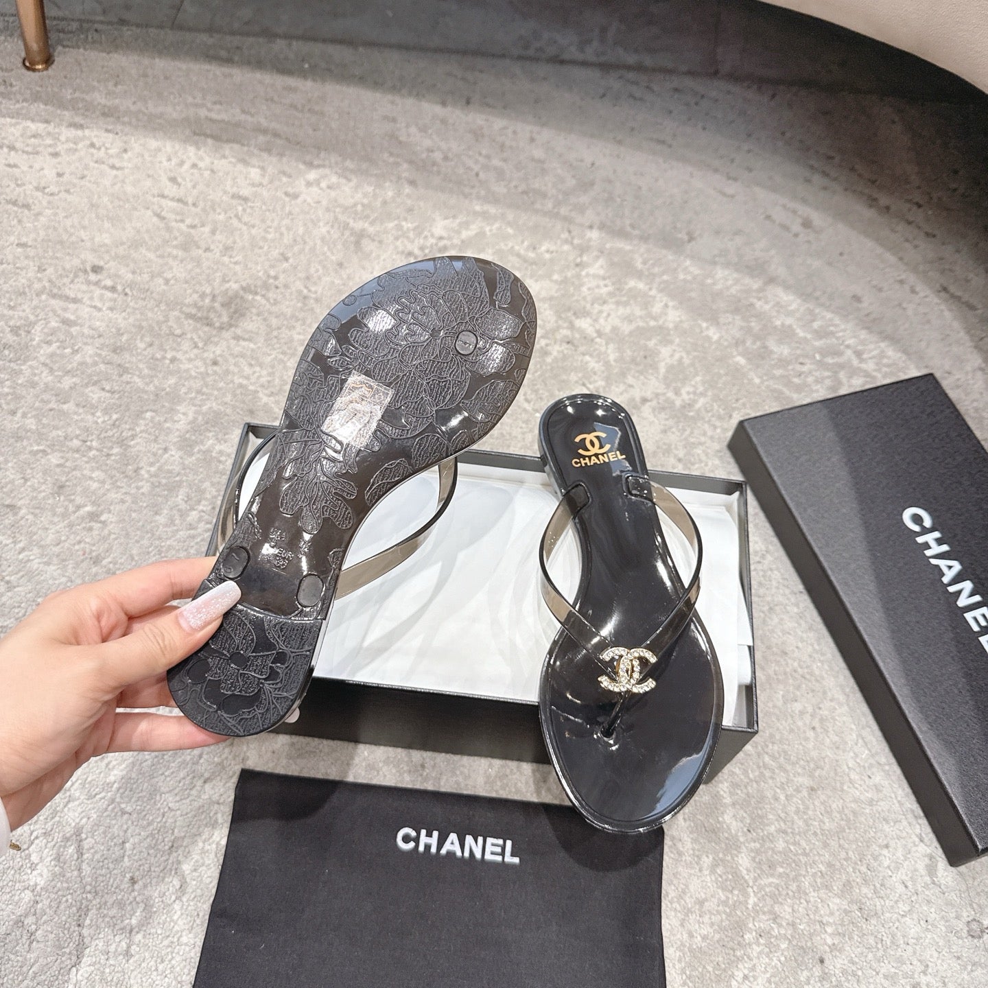 Chanel Double C Thong Sandals – 26P Collection