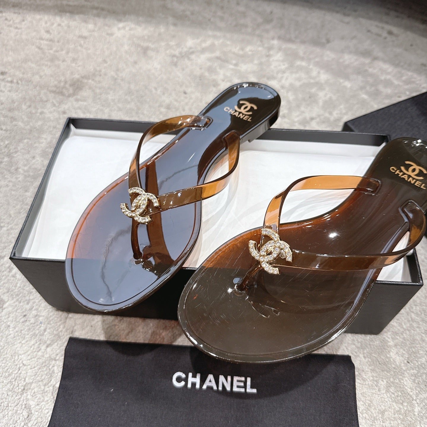 Chanel Double C Thong Sandals – 26P Collection