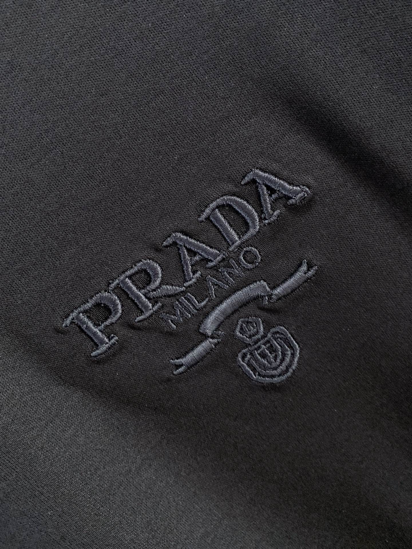 Prada Logo Mercerized Cotton T-Shirt – 2026SS