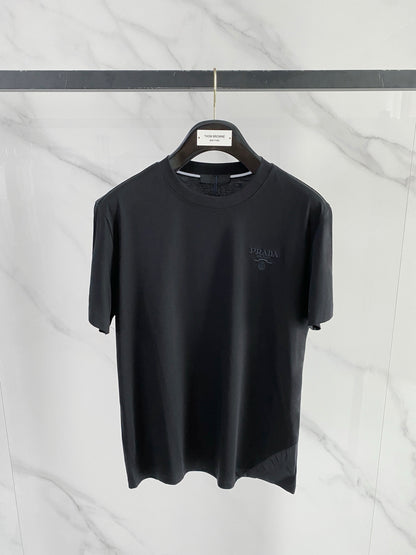 Prada Logo Mercerized Cotton T-Shirt – 2026SS