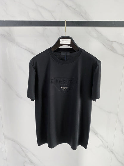 Prada Logo Mercerized Cotton T-Shirt – 2026SS
