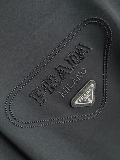 Prada Logo Mercerized Cotton T-Shirt – 2026SS