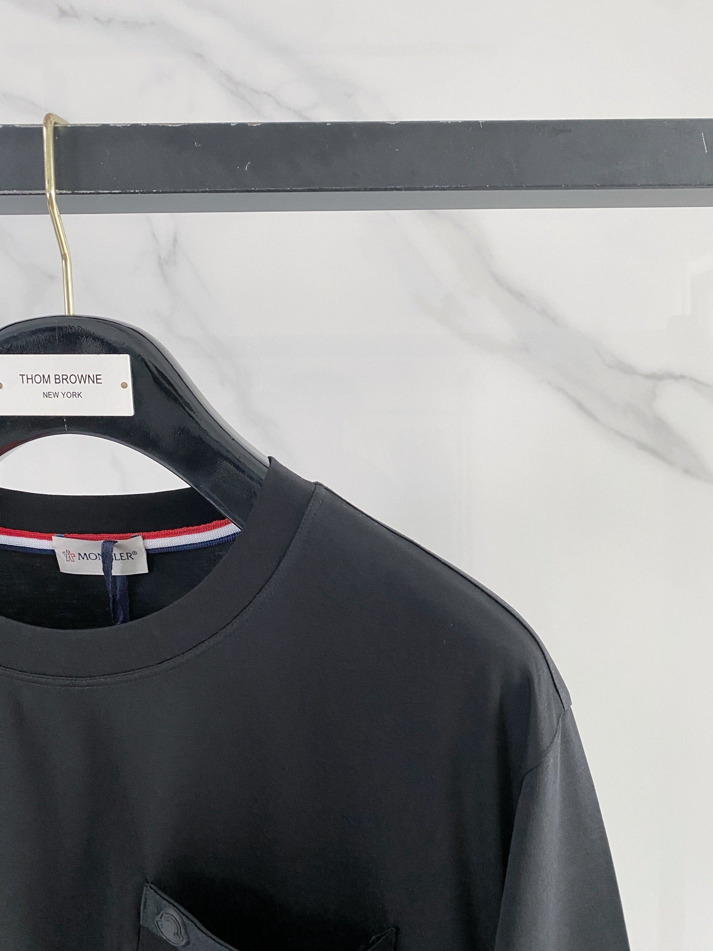 Moncler Logo Mercerized Cotton T-Shirt – 2026SS