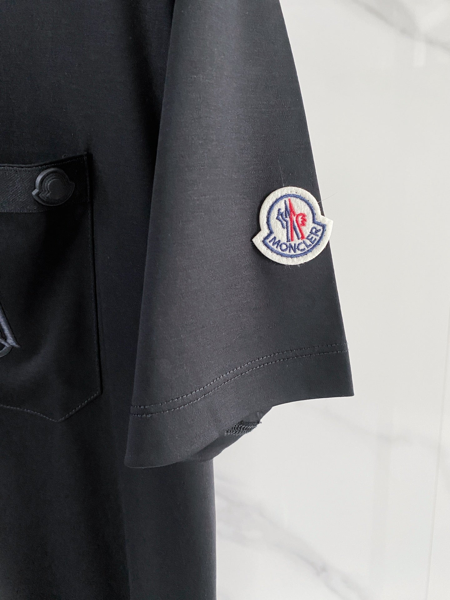 Moncler Logo Mercerized Cotton T-Shirt – 2026SS