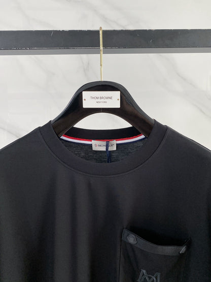 Moncler Logo Mercerized Cotton T-Shirt – 2026SS