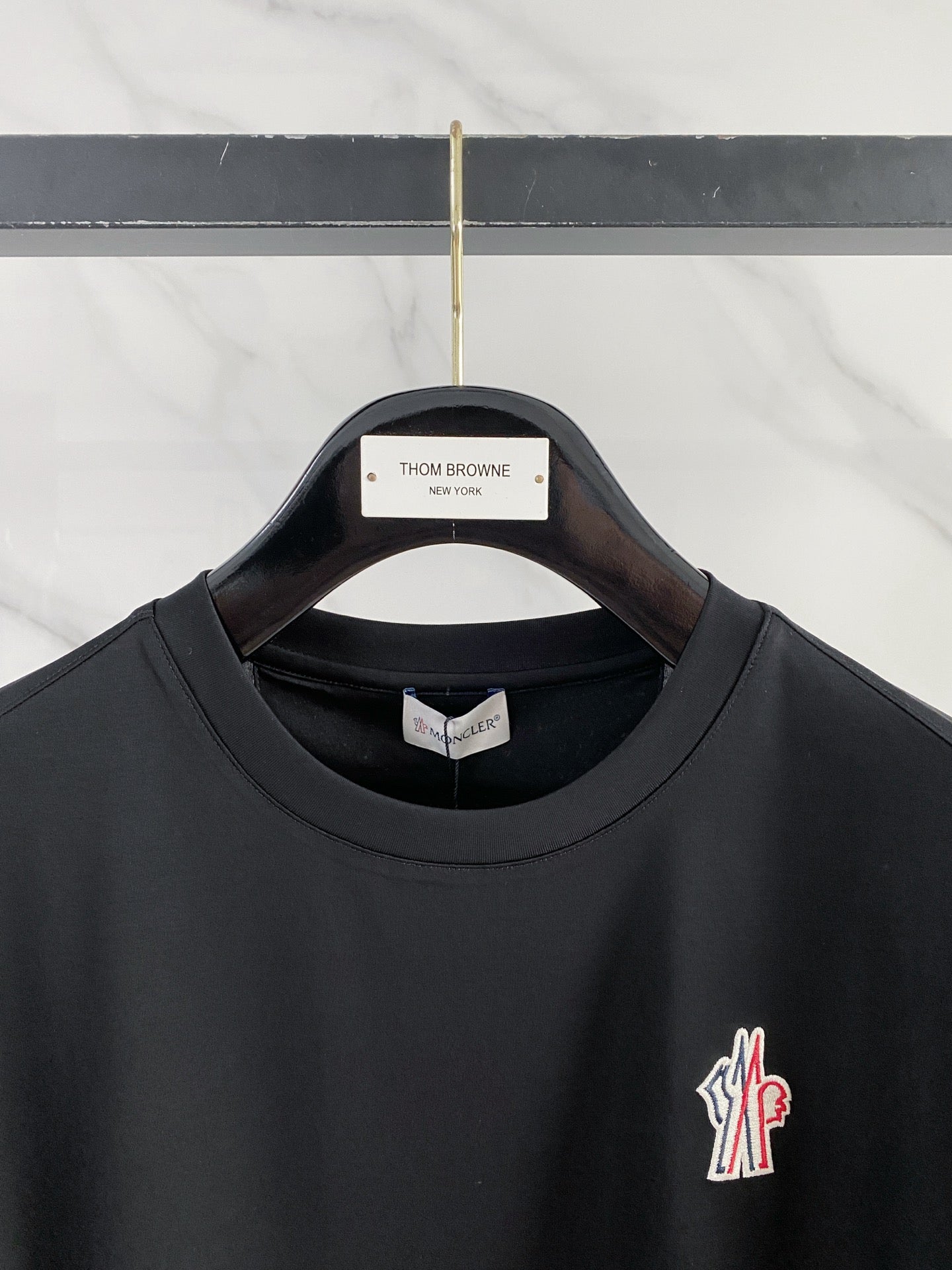 Moncler Logo Mercerized Cotton T-Shirt – 2026SS