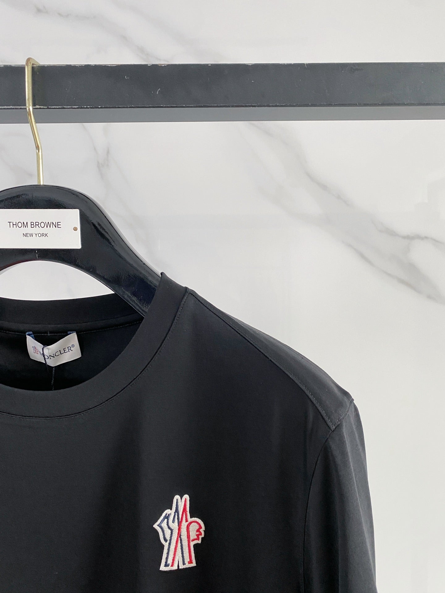 Moncler Logo Mercerized Cotton T-Shirt – 2026SS