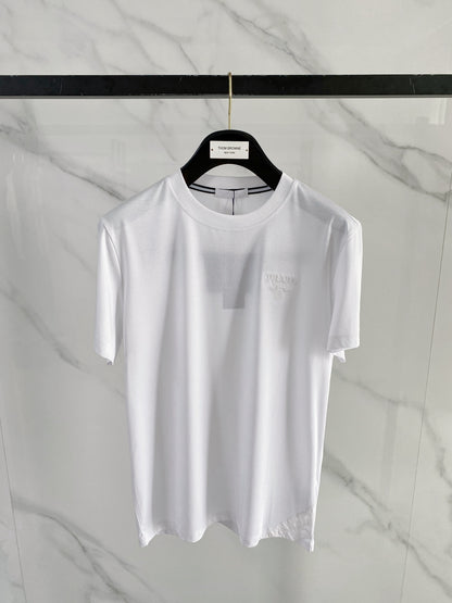 Prada Logo Mercerized Cotton T-Shirt – 2026SS