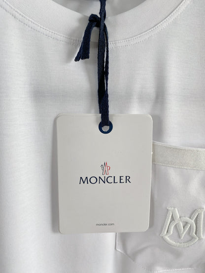 Moncler Logo Mercerized Cotton T-Shirt – 2026SS