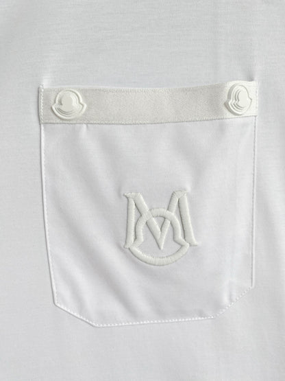 Moncler Logo Mercerized Cotton T-Shirt – 2026SS